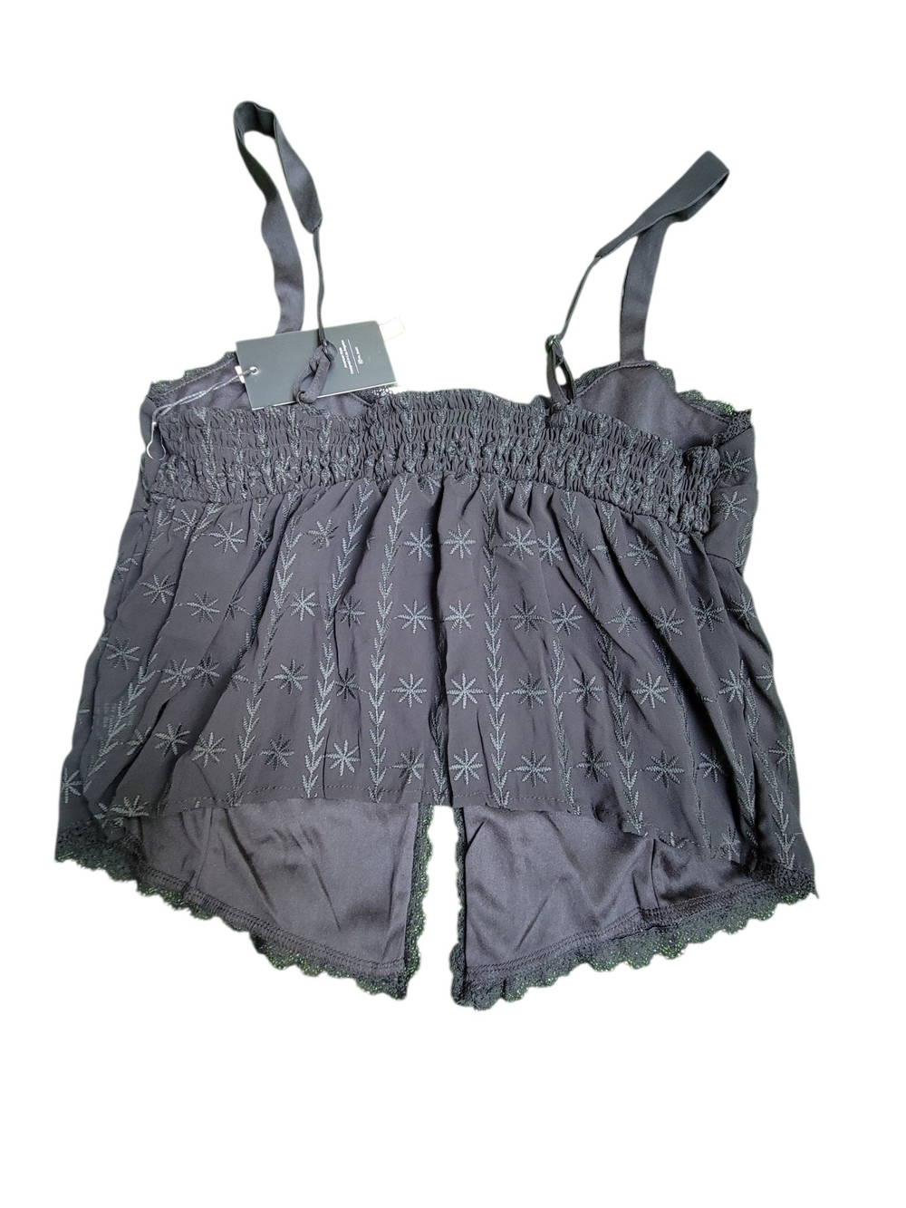 iris Black Ruffled Tiered Shorts Set - Picture 4 of 8